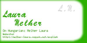 laura melher business card